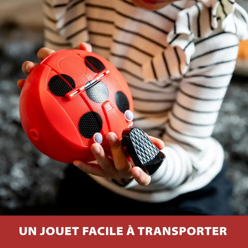 Scooter Miraculous Switch'n Go + Bambola inclusa Ladybug Lucky Charm 26cm Età 4+