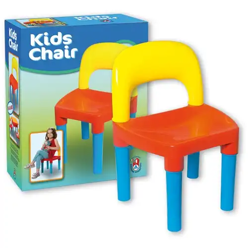 Sedia Baby per Bambini Colorata Sedia Gioco in Plastica 31 x 23 x 48cm