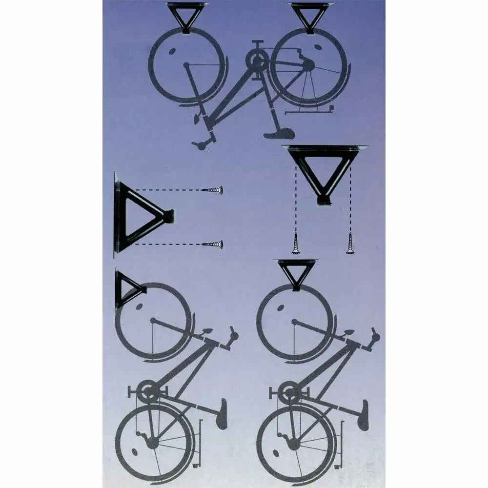 Gancio Staffa Supporto per Appendere Bici Appendi Bicicletta a Muro Bike Garage