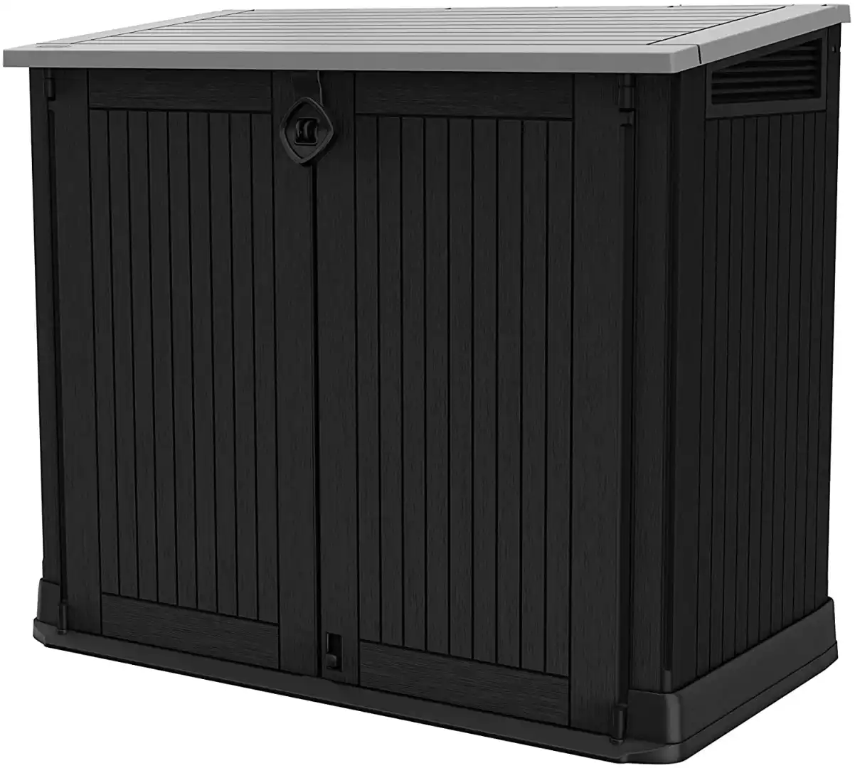 Porta attrezzi da Esterno Store it out Midi Nero 132x71,5x113,5cm portattrezzi
