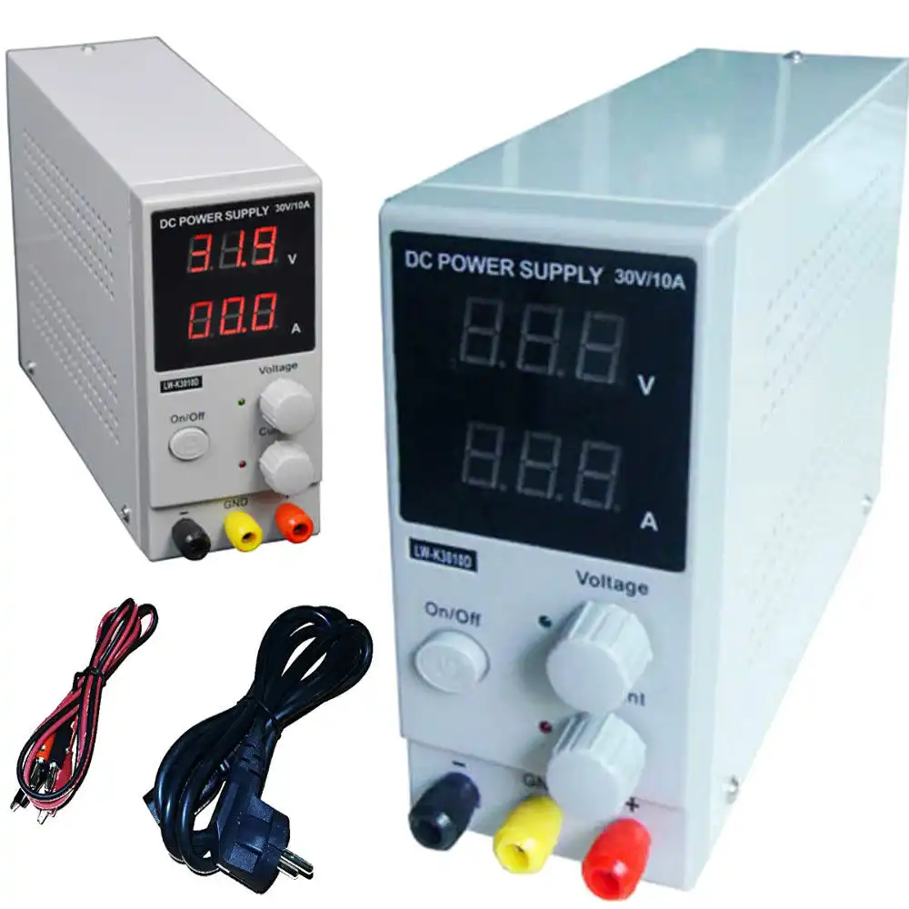 Alimentatore Stabilizzato da Banco Slim Trasformatore Regolabile Fino a 30V 10A