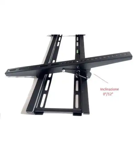 Staffa Porta Tv A Muro Supporto Da 30'' A 63'' Con Livella A Bolla Linq Li-T006