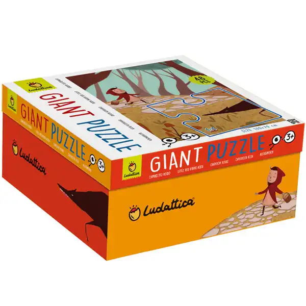 Ludattica Wonderful Giant Puzzle Gigante di Cappuccetto Rosso 48 Pezzi