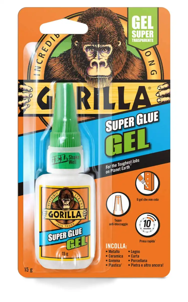 Colla a gel fissaggio attacco super rapido non cola resistente per riparazioni