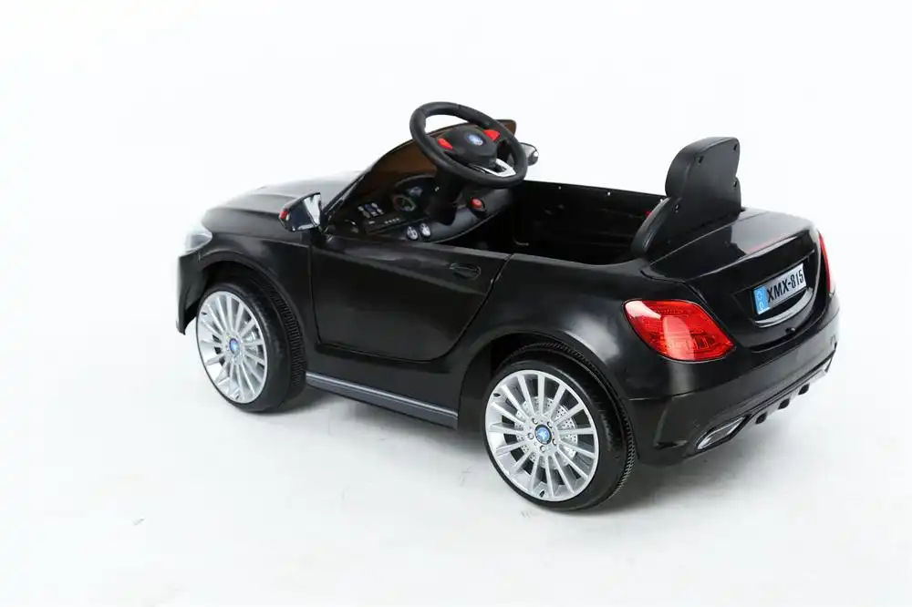 Auto Macchina Elettrica Per Bambini Babyfun 12V Nero 1 Posto Con Telecomando