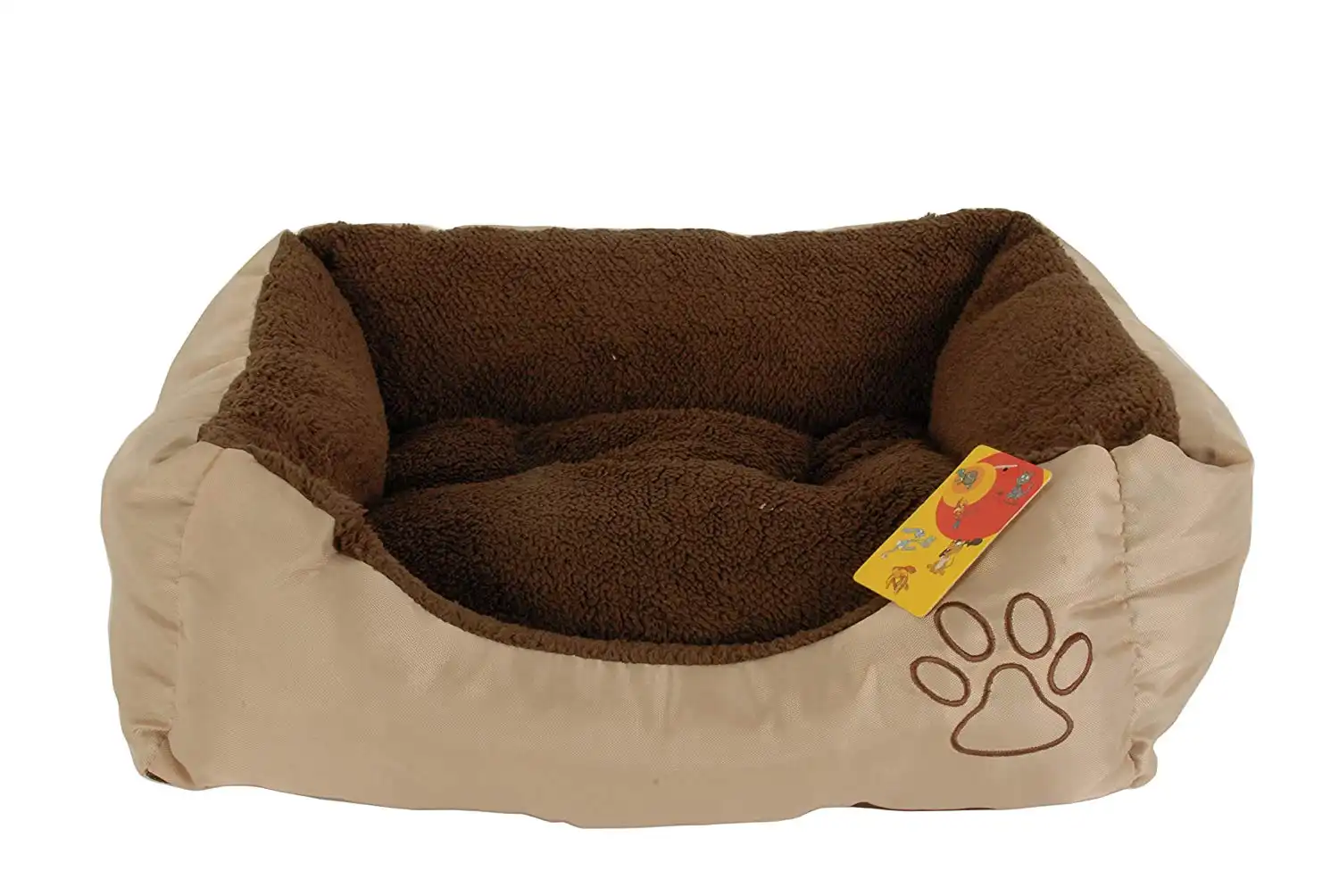 Lettino Cuscino per Cani e Gatti 47x37x17 cm Cuccia Animali Domestici 2 Colori