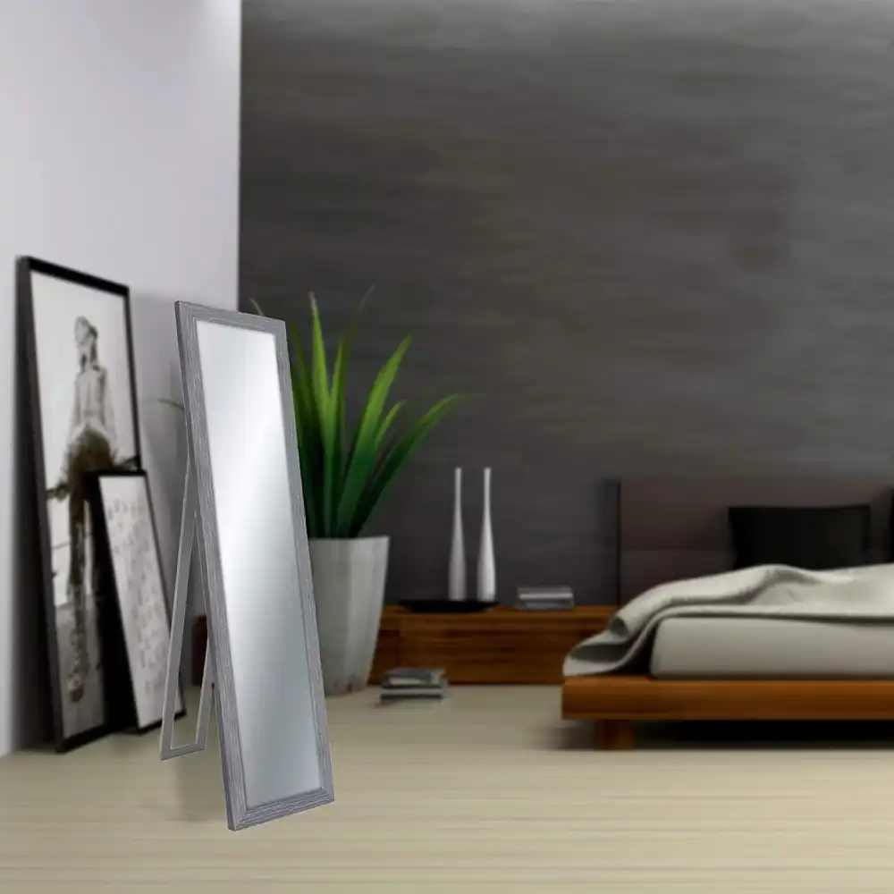Lupia Specchio da Terra Floor Mirror 40X160 cm Boston Shabby Grey Arredo Casa
