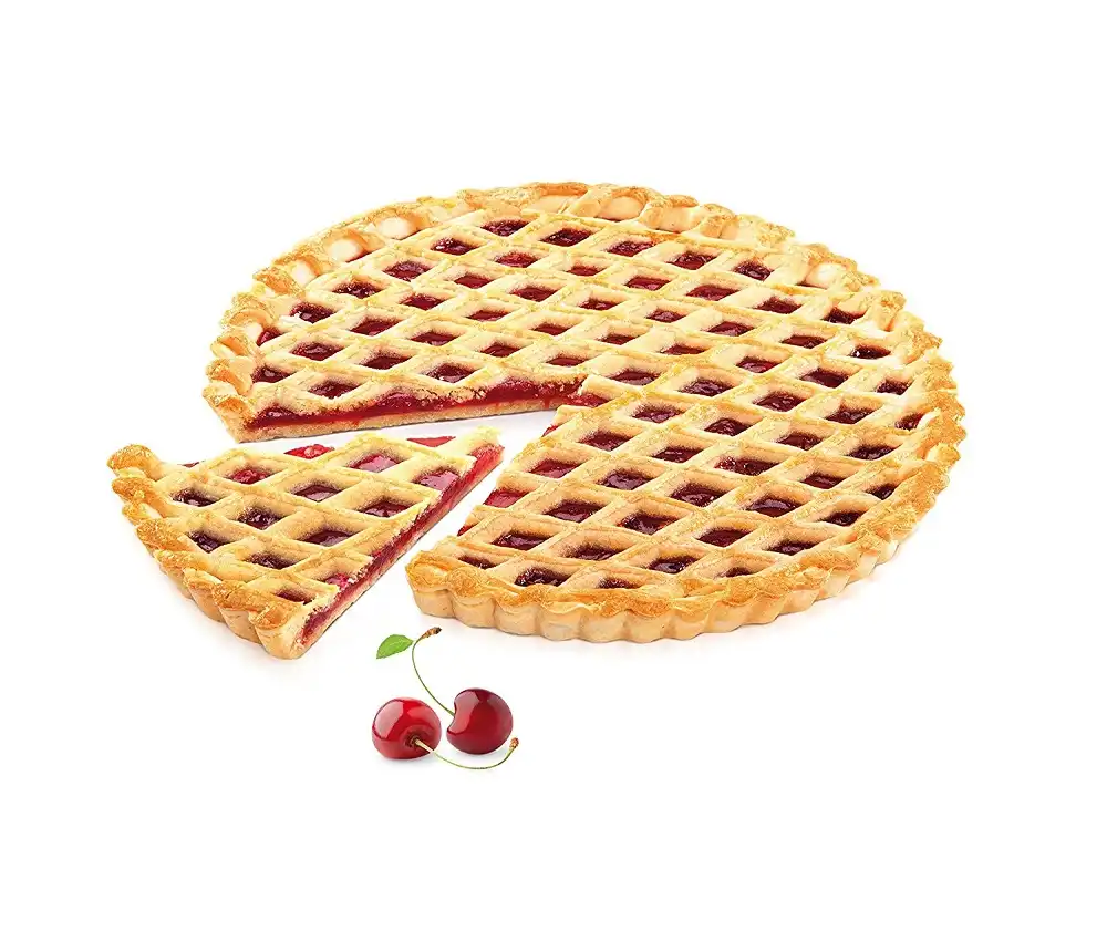 Tescoma Delicia Reticolo Tagliapasta Per Crostata In Plastica Giallo/Bianco 30Cm