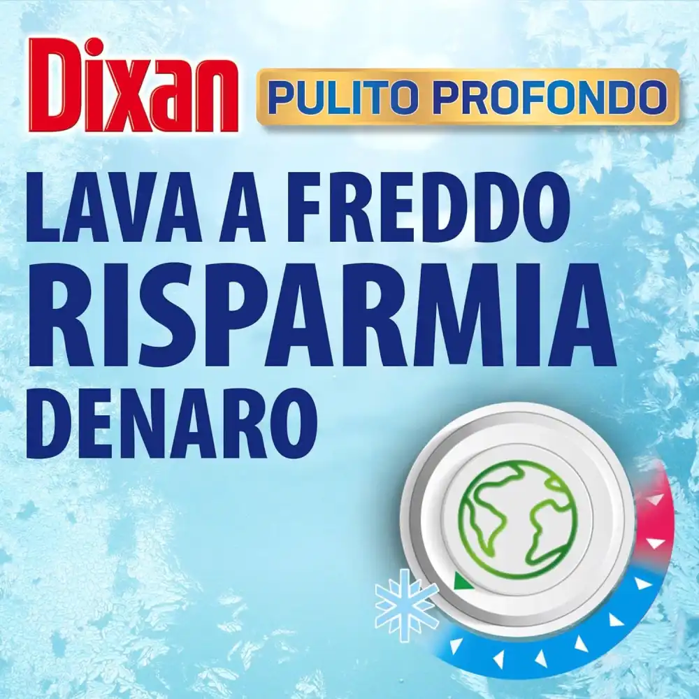 Dixan 4in1 Power Caps Classico Detersivo Lavatrice in Capsule 60 Capsule Lavaggi