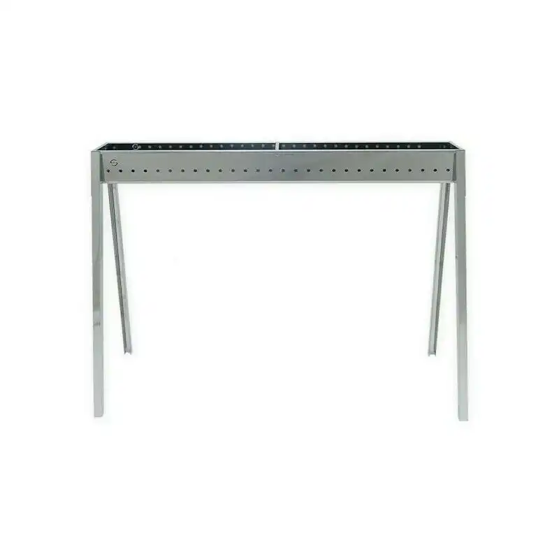 Canalina Cuocispiedini ed Arrosticini a Carbone 100cm Milano Acciaio Inox 430 ba