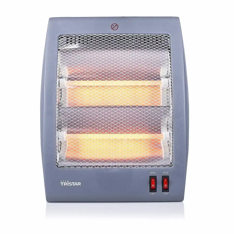 Stufa Elettrica a Quarzo 800W 2 Livelli Di Potenza Sufetta Con Manico
