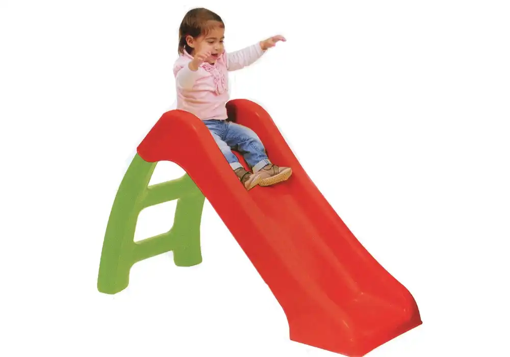 Scivolo Pieghevole Per Bambini Baby Da Giardino 2 Gradini Esterno 135x46x67 CM