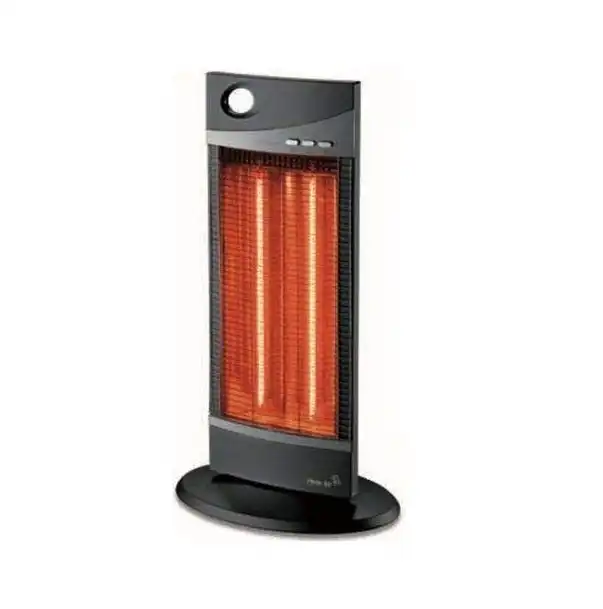 Stufa Stufetta a Raggi Infrarossi a Colonna 1200W Torre Risaldamento a Carbonio