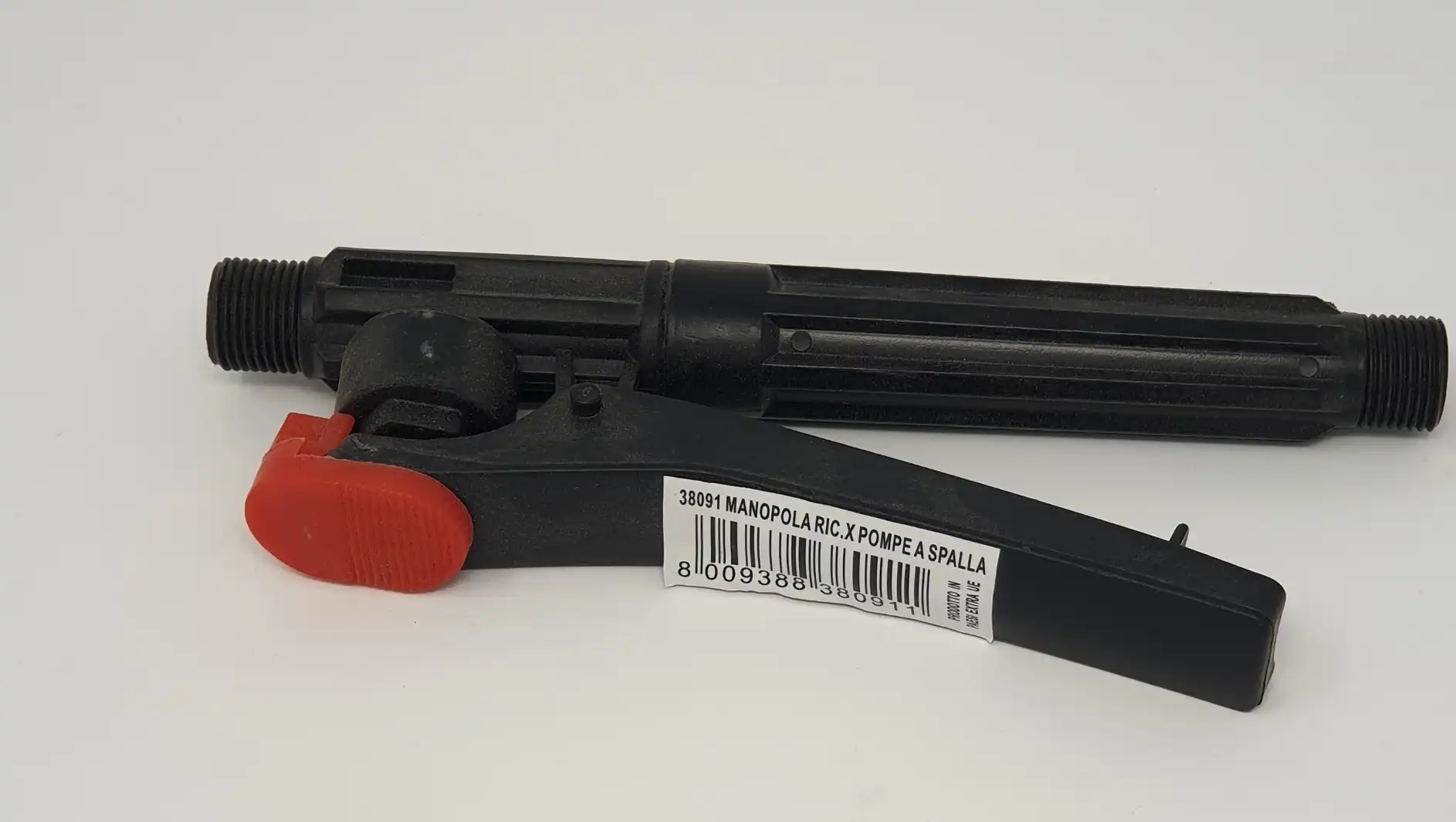 Manopola in Plastica Nera Per Lancia Idropulitrice Pompa a Zaino 16Lt