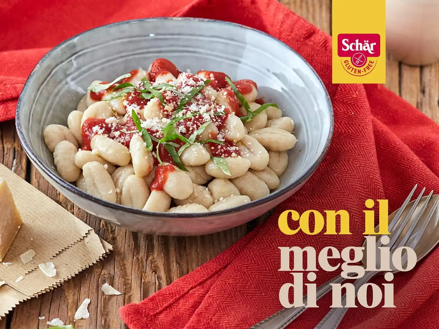 6x Schar Gnocchi di Patate Senza Glutine e Senza Olio di Palma Vegano 6x300gr