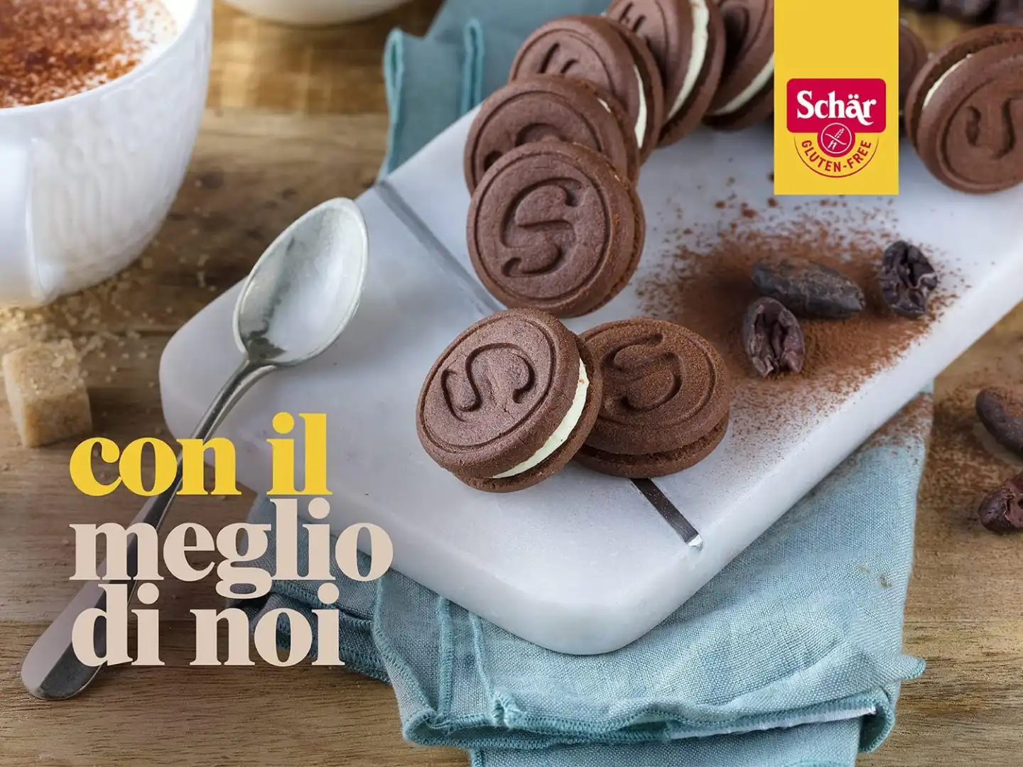 12x Schar Gluten Free Biscotti al Latte Mini Sorrisi Senza Glutine 12x100gr