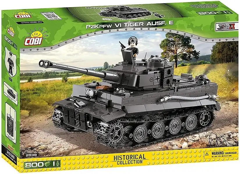 Costruzioni Cobi Carroarmato Militare PzKpfw VI Tiger Ausf. E 800 pz Eta' 7+