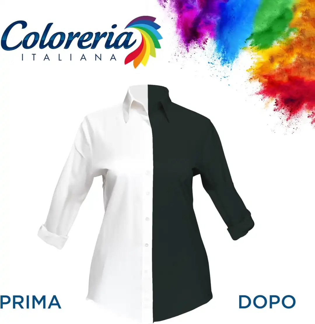 Coloreria Italiana Grey Colorante Tessuti e Vestiti in Lavatrice Nero Intenso