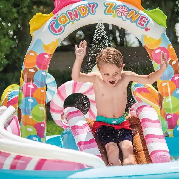 Intex Playcenter Piscina Gonfiabile con Caramelle per Spiaggia Giardino Mare