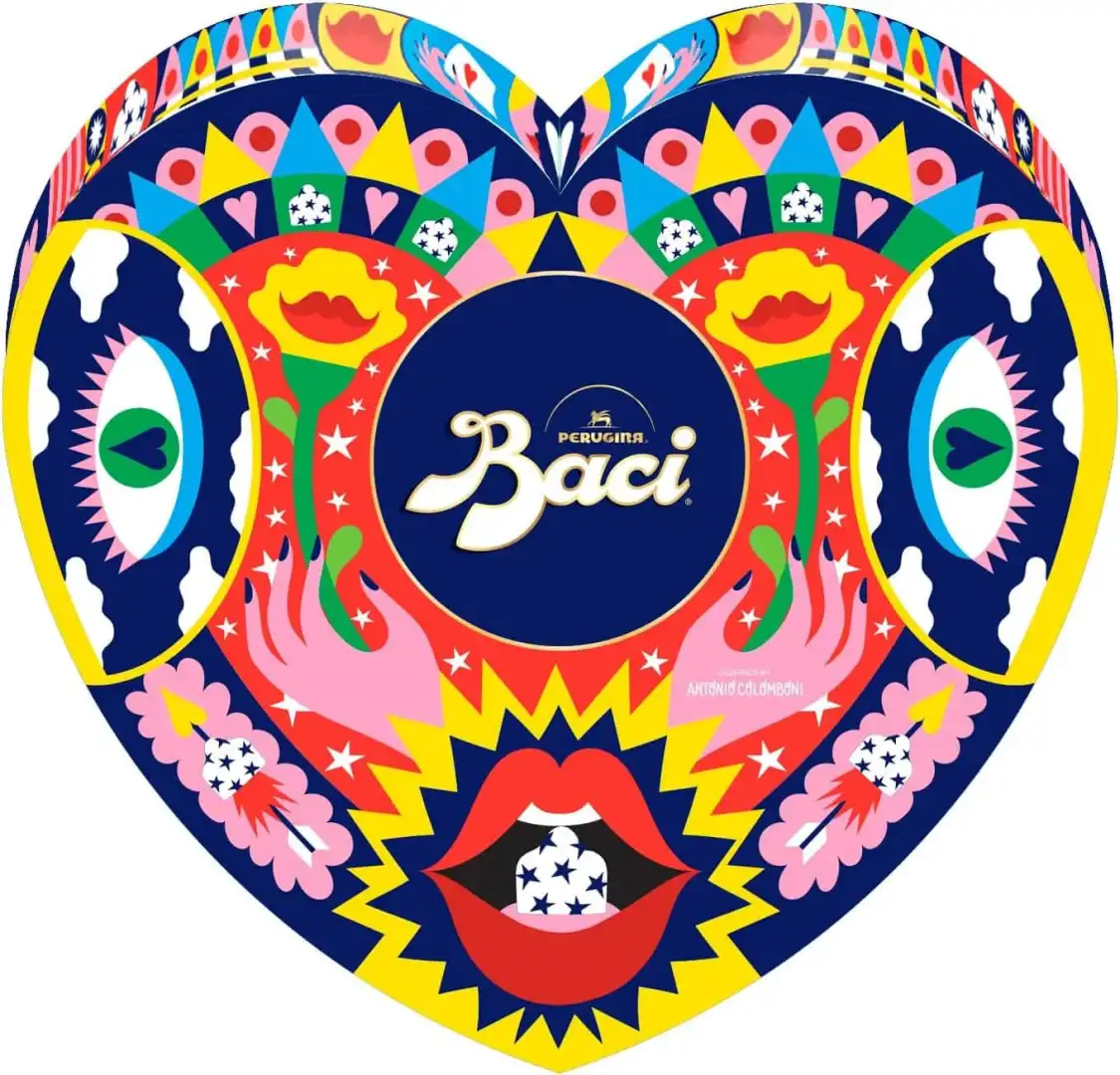Baci Perugina Classico Cioccolatini Fondenti Ripieni alla Gianduia 150gr Regalo