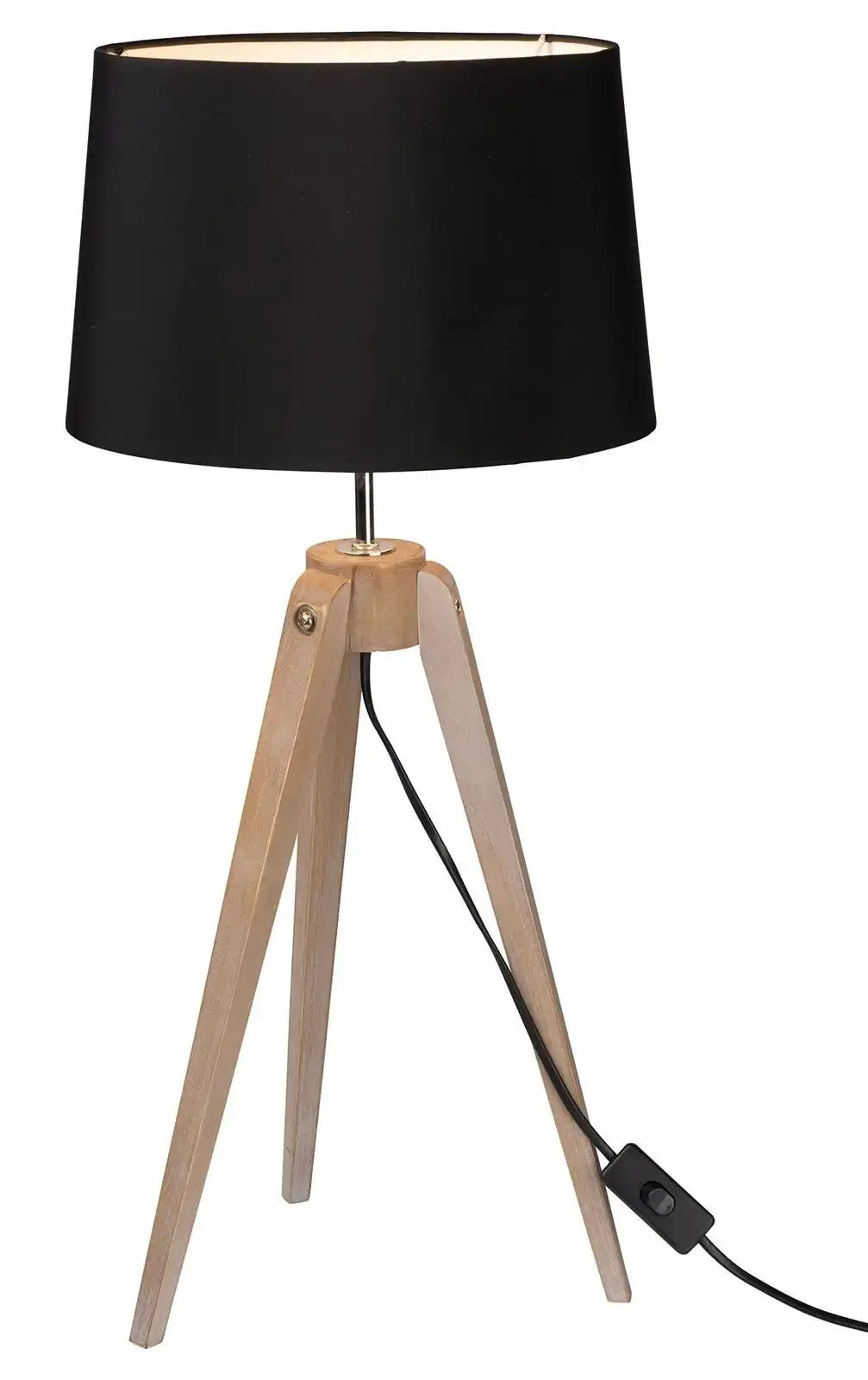 Lampada da Tavolo per Arredamento Interni Interno con 3 Piedi Treppiedi 64cm