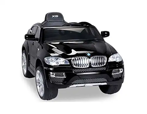 Macchina Auto elettrica per bambini BMW X6 Licenziata 12V Radiocomandata NERA