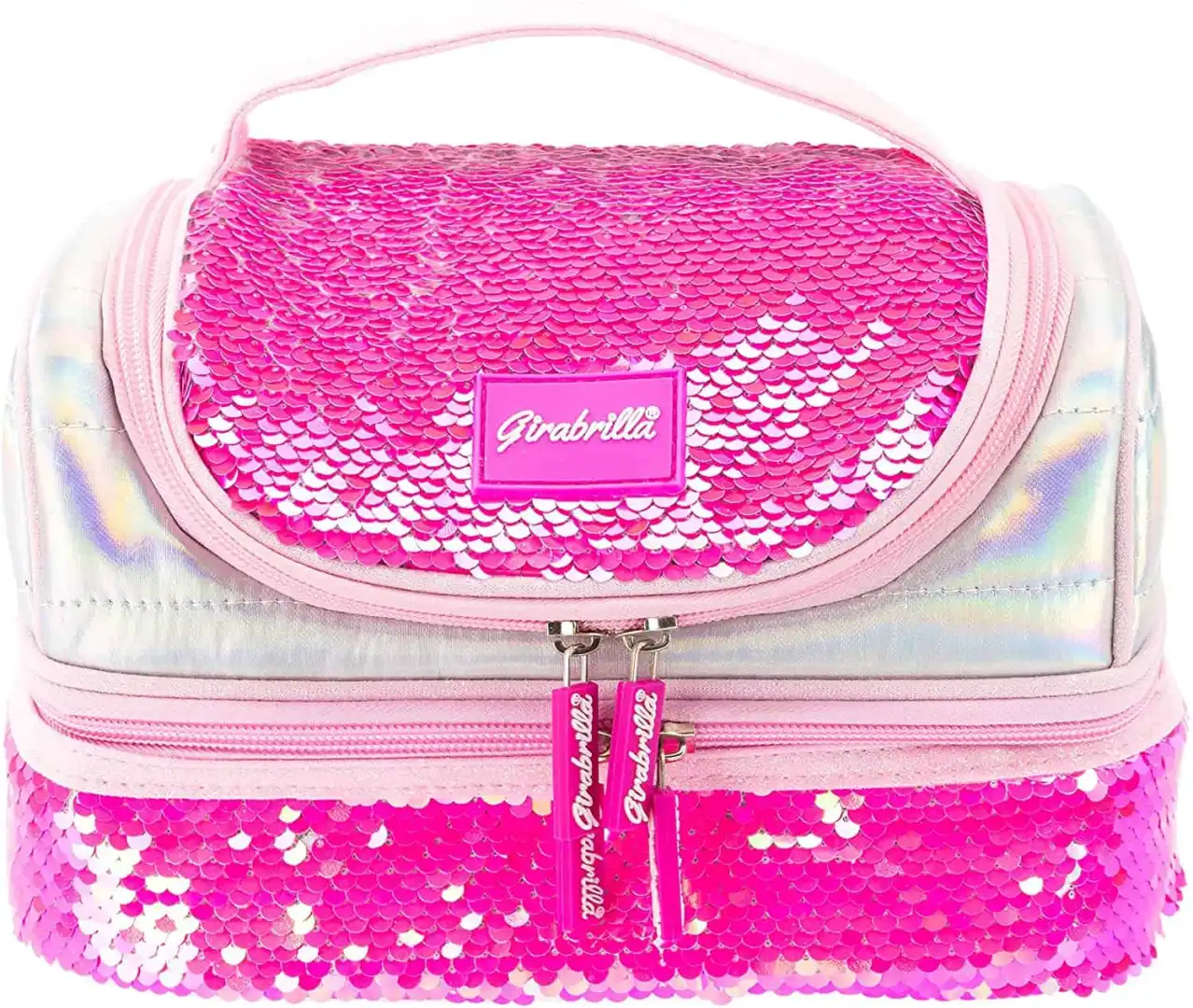 Girabrilla Puffer Lunch Box Portavivande Porta Pranzo 2 Scomparti 24x15x15 cm