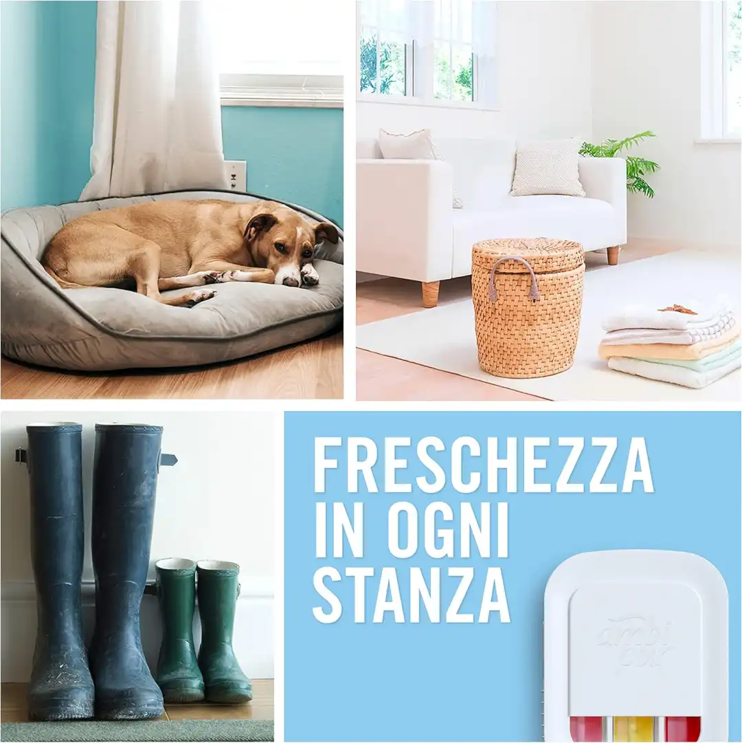 4x Ambi Pur 3Volution Profumatore Ambienti Fragranza Lenor Risveglio Primaverile