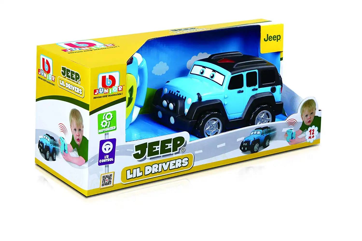Gioco Macchinina Radiocomandata Jeep BBurago Junior Lil Drivers Maisto