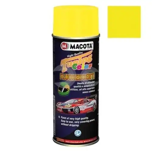Smalto Multiuso Macota Giallo Fluorescente 400ML Auto Manutenzione Verniciare