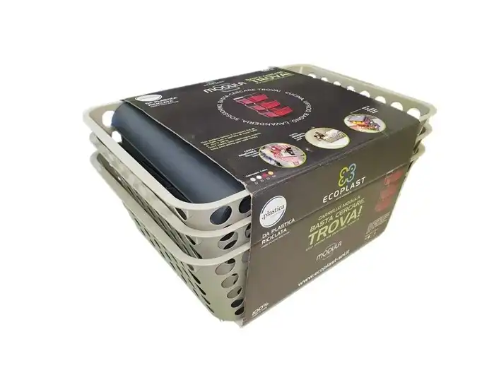 Carrello Modula 3 Scomparti Porta Frutta Con Ruote Carrellino da Cucina Tortora