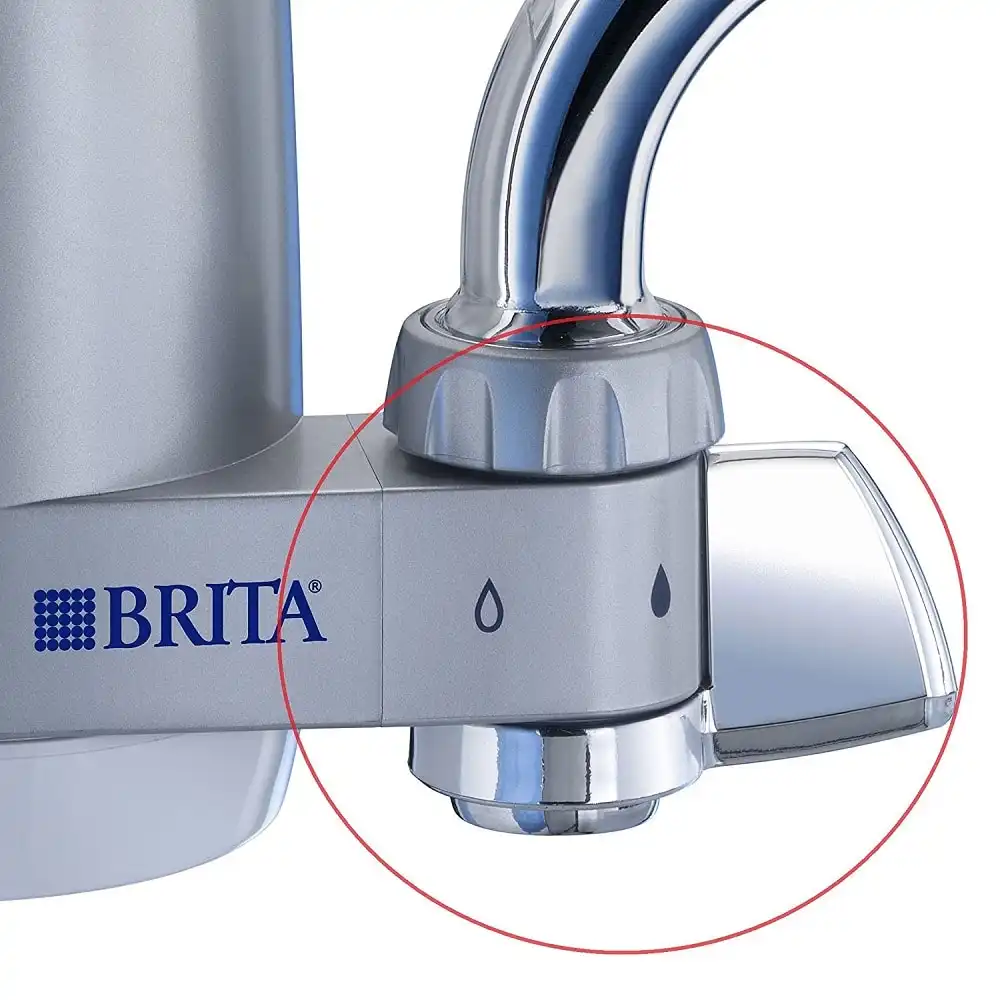Brita Acqua Filtrata Da Rubinetto Filtro Grigio Cromato Purificatore D'Acqua