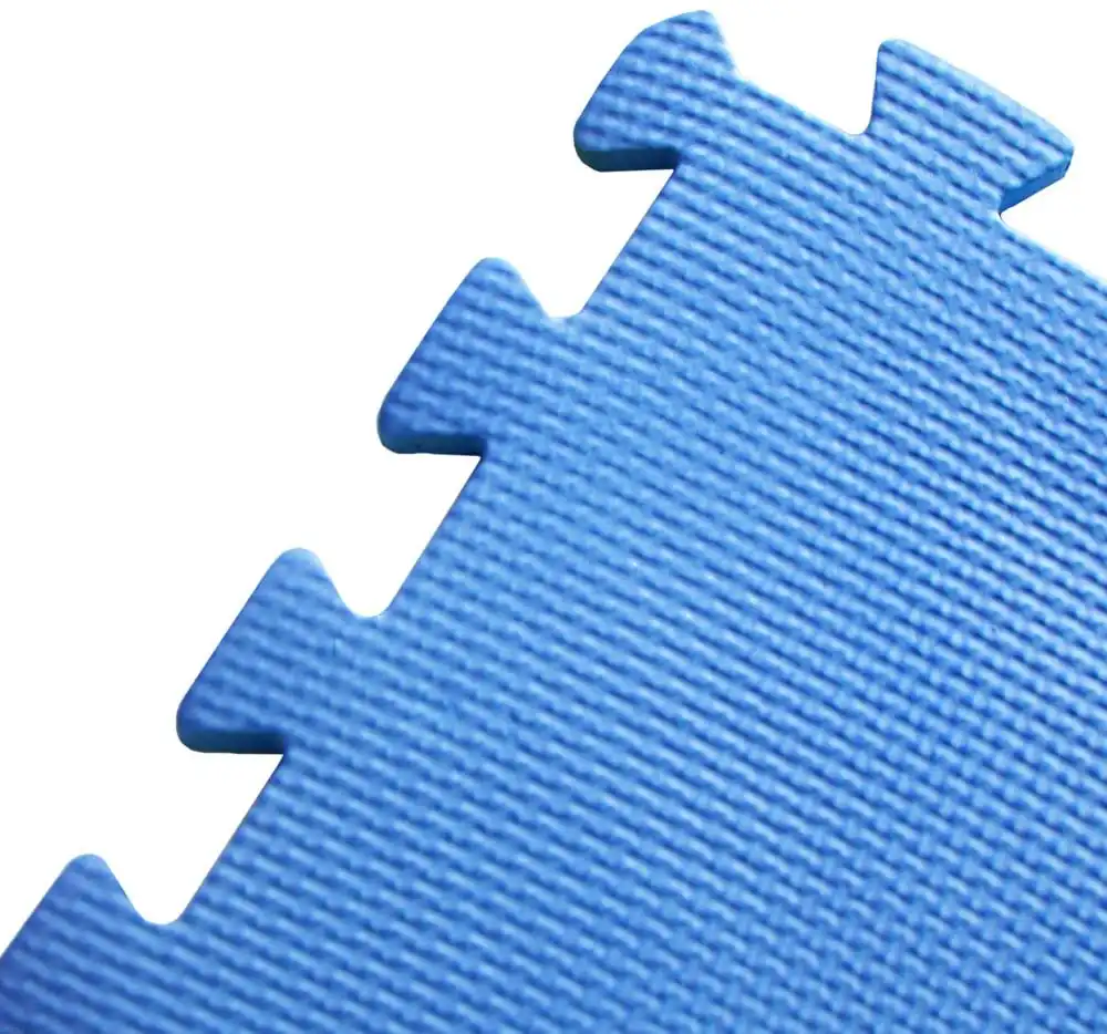 6x Tappetino Antiscivolo Blu per Fondo Piscina Tappeto Puzzle 60x60cm