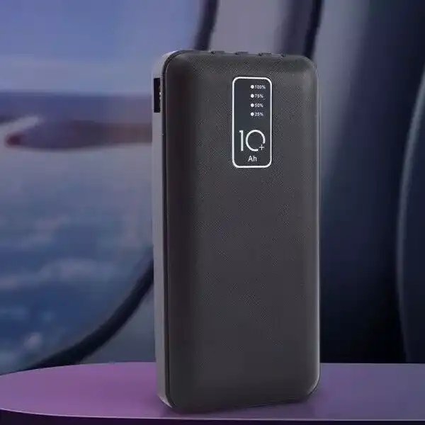 Power Bank 20000mAh Caricabatterie Portatile ad Alta Velocità con 4 Cavi USB NEW