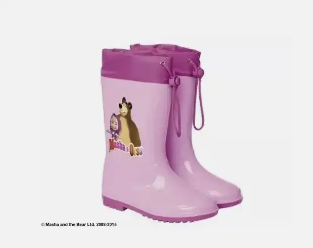 Stivali Stivale Stivaletto Anti Pioggia Antipioggia Disney Masha E Orso Antiscivolo