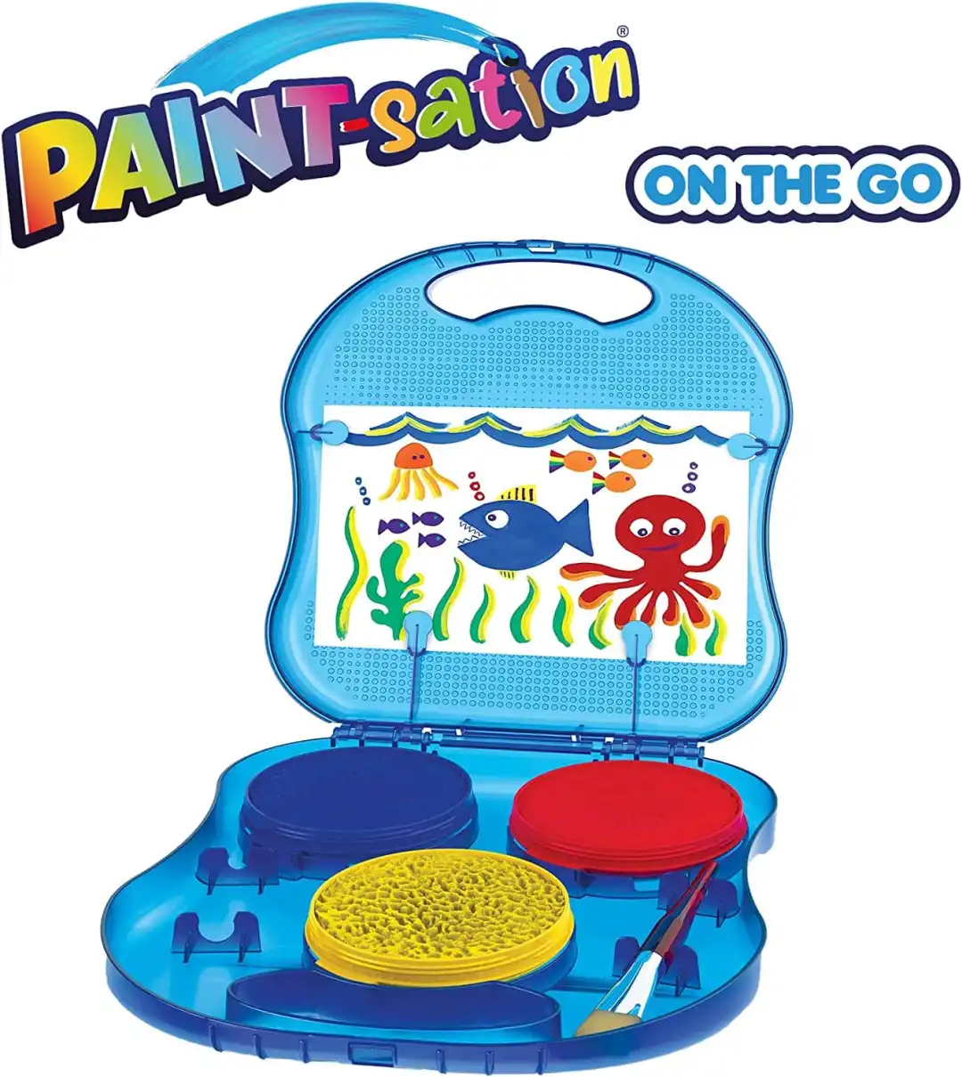 Paint-sation On the Go Valigetta con 3 Tempere Lavabili per Bambini Anni 3+