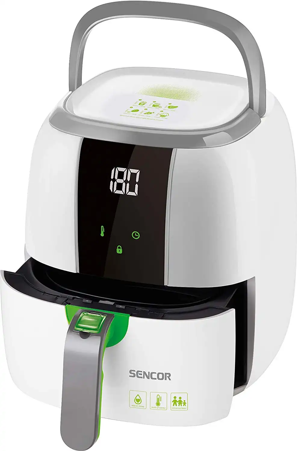 Sencor SFR 5320WH Vita Fryer Friggitrice Aria Calda 3 Lt 1400W Touch a Led