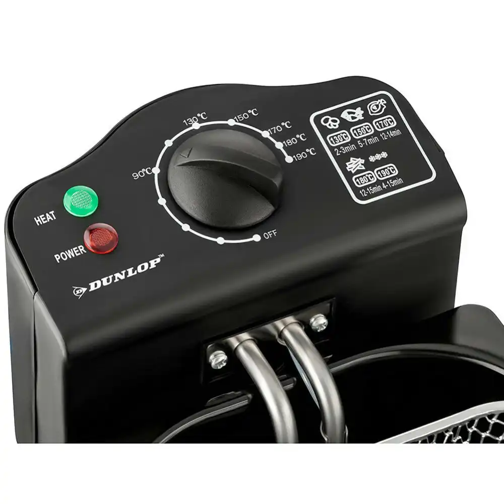 Friggitrice Elettrica Professionale in Acciaio 3 Lt con Termostato Regolabile