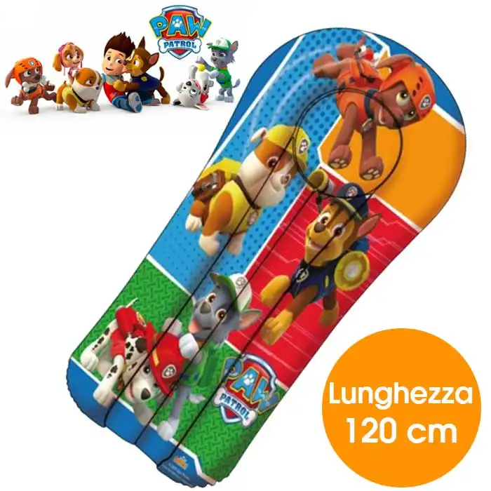 Materassino da Mare Gonfiabile per Bambini Materasso Piscina 120cm Paw Patrol