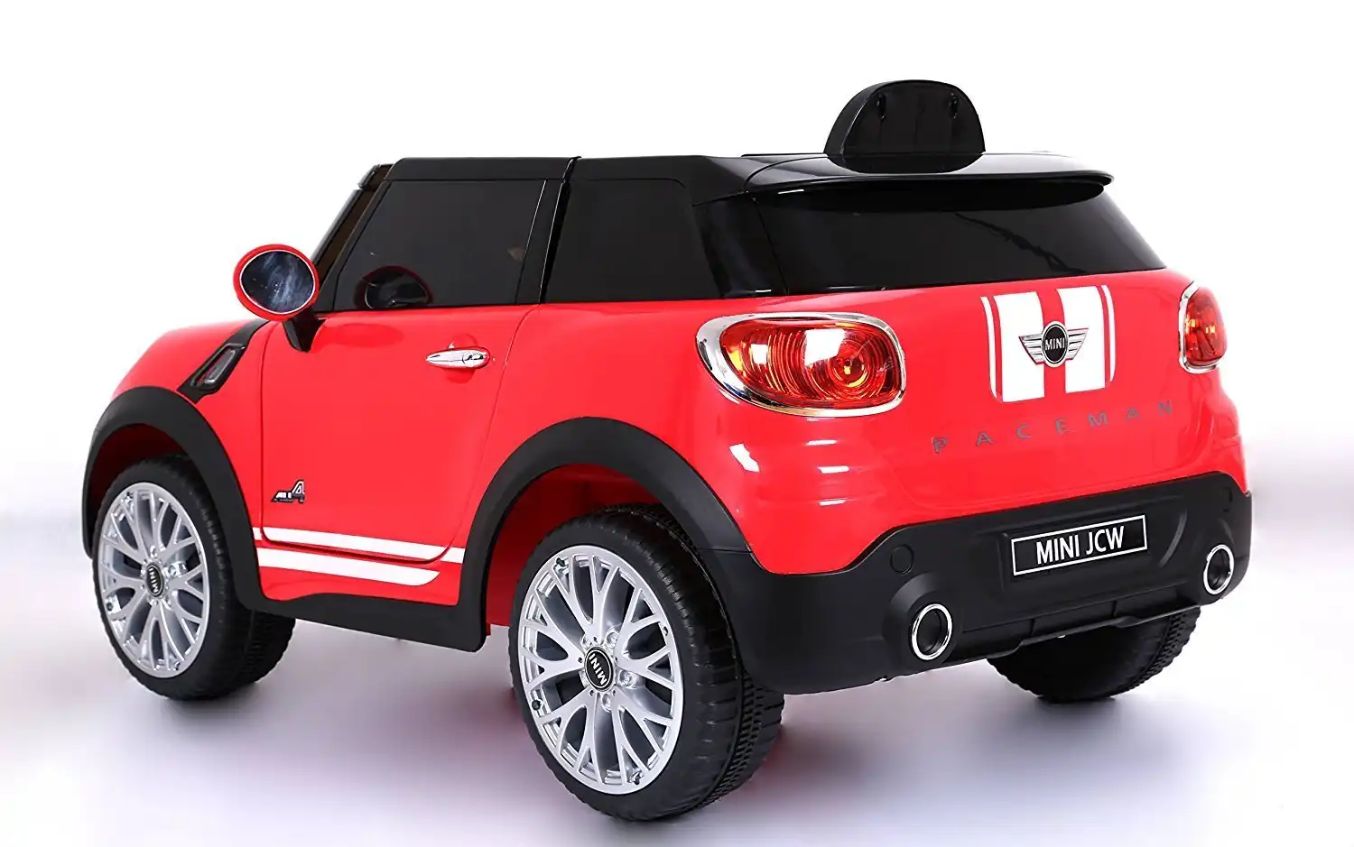 Auto Macchina Elettrica Mini Paceman Rossa 12V 1 Posto Per Bambini