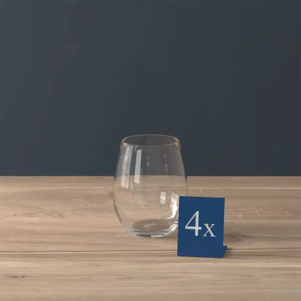 Set 4pz Eleganti Bicchieri d'acqua Villeroy & Boch Bicchiere Acqua 480ml