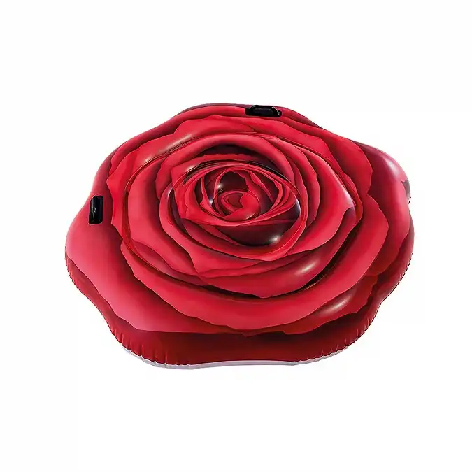 Materasso Materassino Gonfiabile Rosa Rossa Fiore Piscina Mare Spiaggia Intex