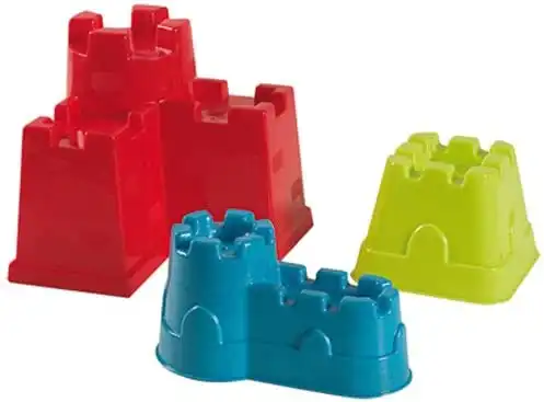 Androni Set Sabbia Gioco Bambini Composto da 3 Formine Colori Assortiti