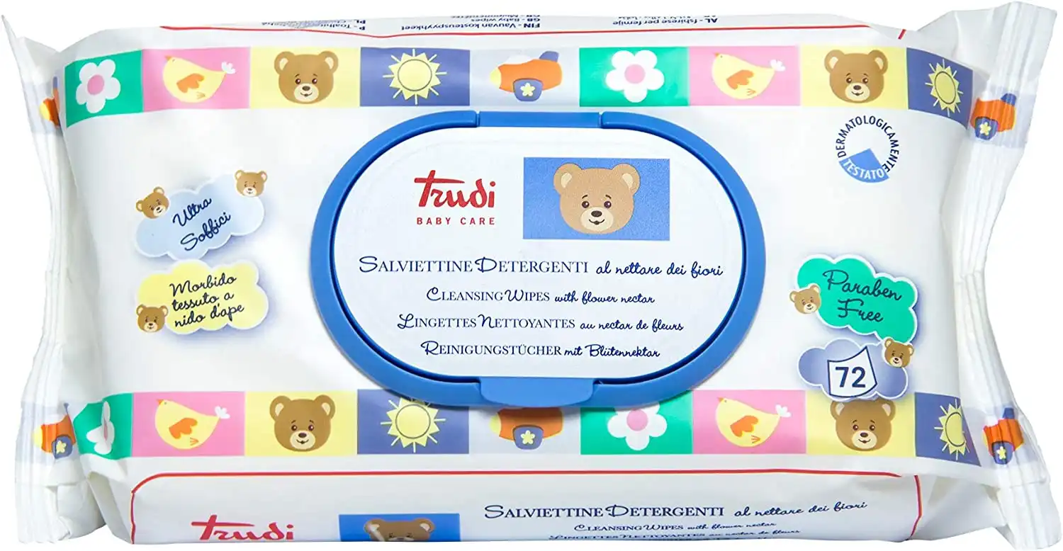 Trudi Baby Care Salviette 10 Confezioni da 72 Salviettine Detergenti Baby Pop-Up