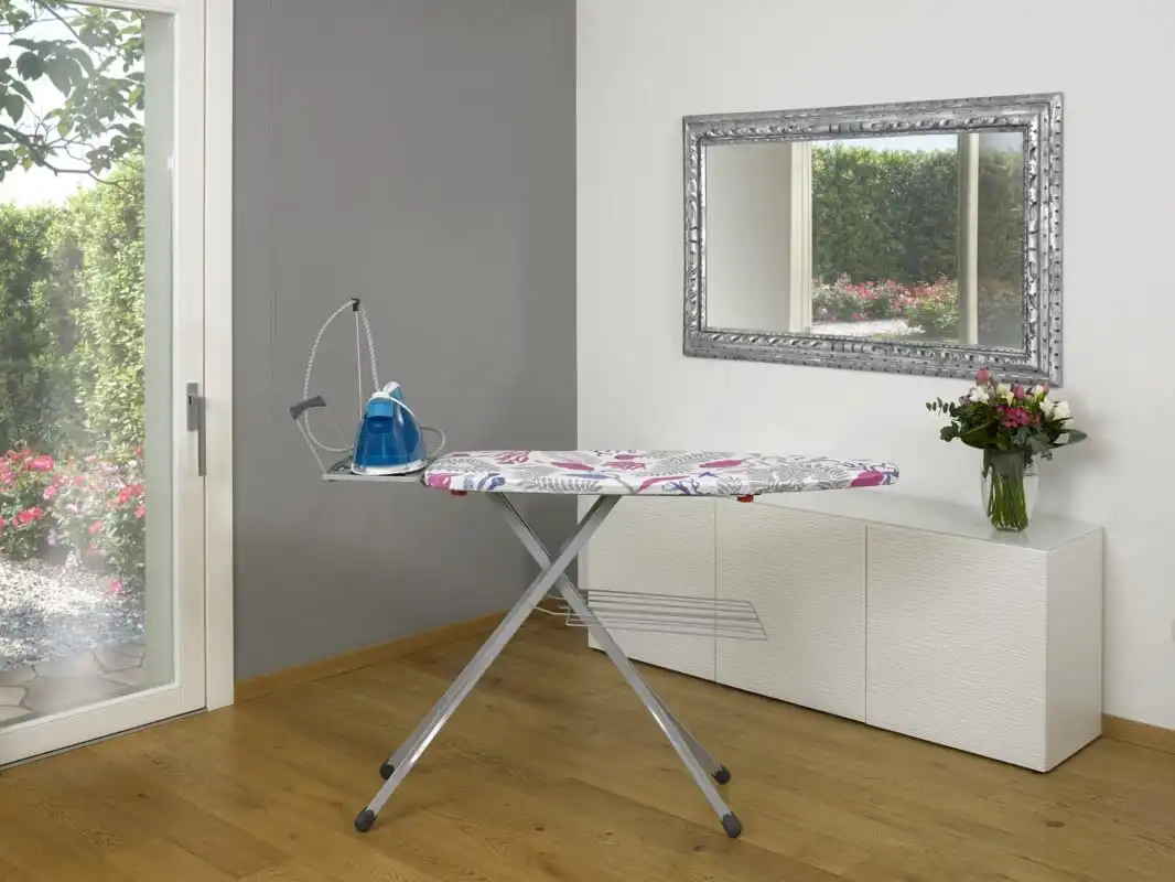 Gimi Advance 140 Asse da Stiro Con Portacaldaia Altezza Regolabile 154x45x9 cm
