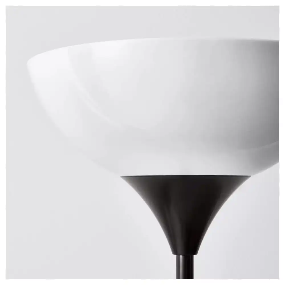 Lampada Piantana Da Terra 176 Cm Con Lampada Da Lettura Ikea Not Nero