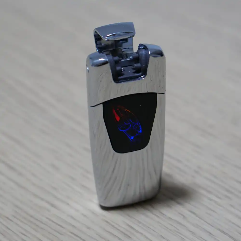 Accendino al Plasma ad Arco Elettrico USB Ricaricabile Modello Reno Silver