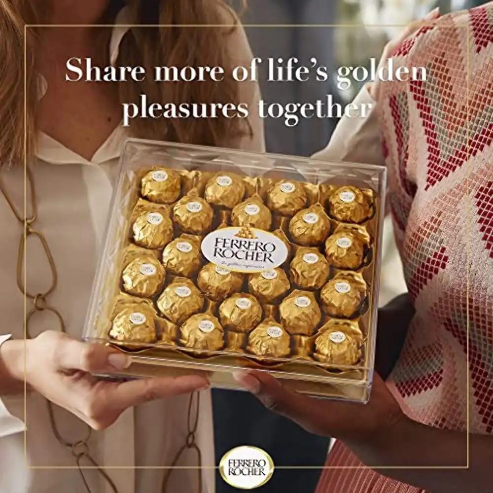 Ferrero Rocher Cioccolato al Latte con Nocciole 300g Confezione Regalo