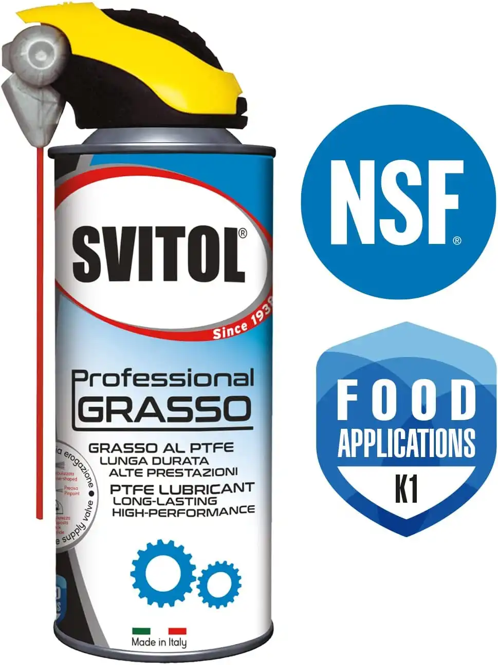 Arexons Svitol Professional Grasso Lubrificante Spray Trasparente con PTFE 400ml