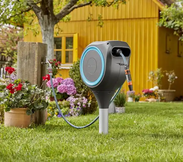Avvolgitubo Giardino RollUp 20metri Riavvolgimento Automatico Diametro 11mm
